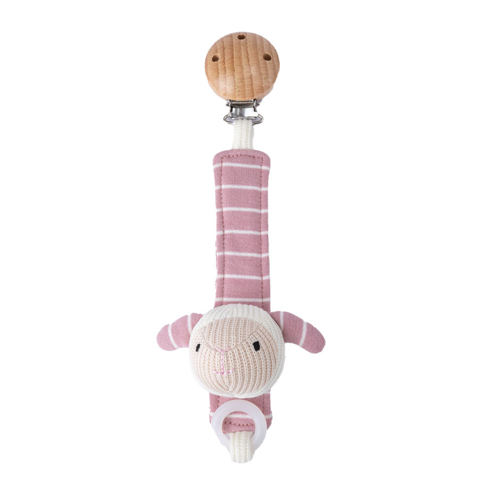 Lamb Pacifier Clip
