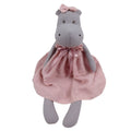 Large Linen Hippo