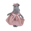 Mini Linen Hippo