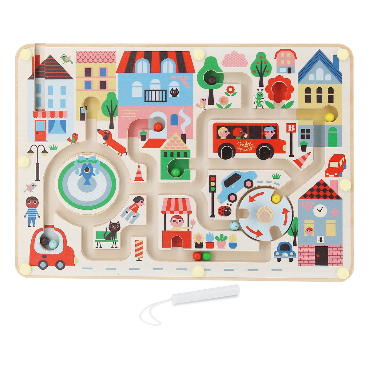 Magnetic Town Maze