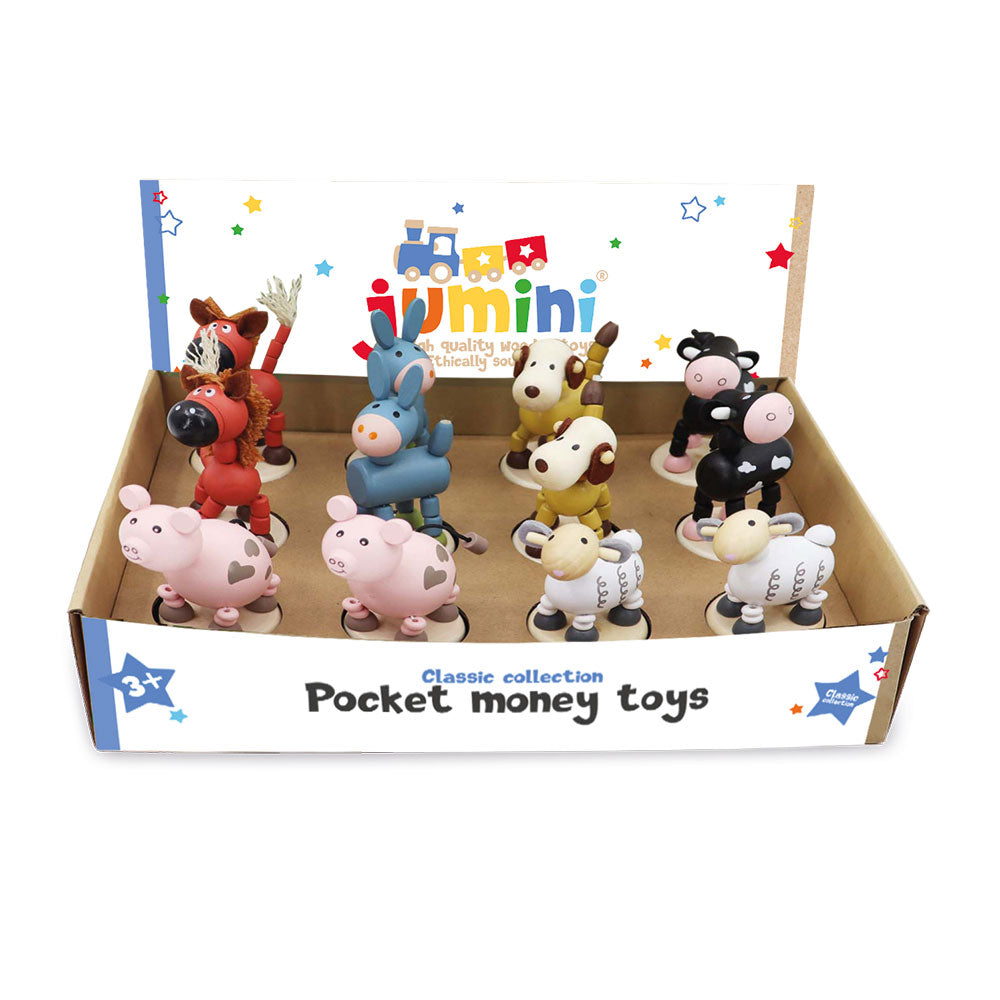 Wooden Push Puppets