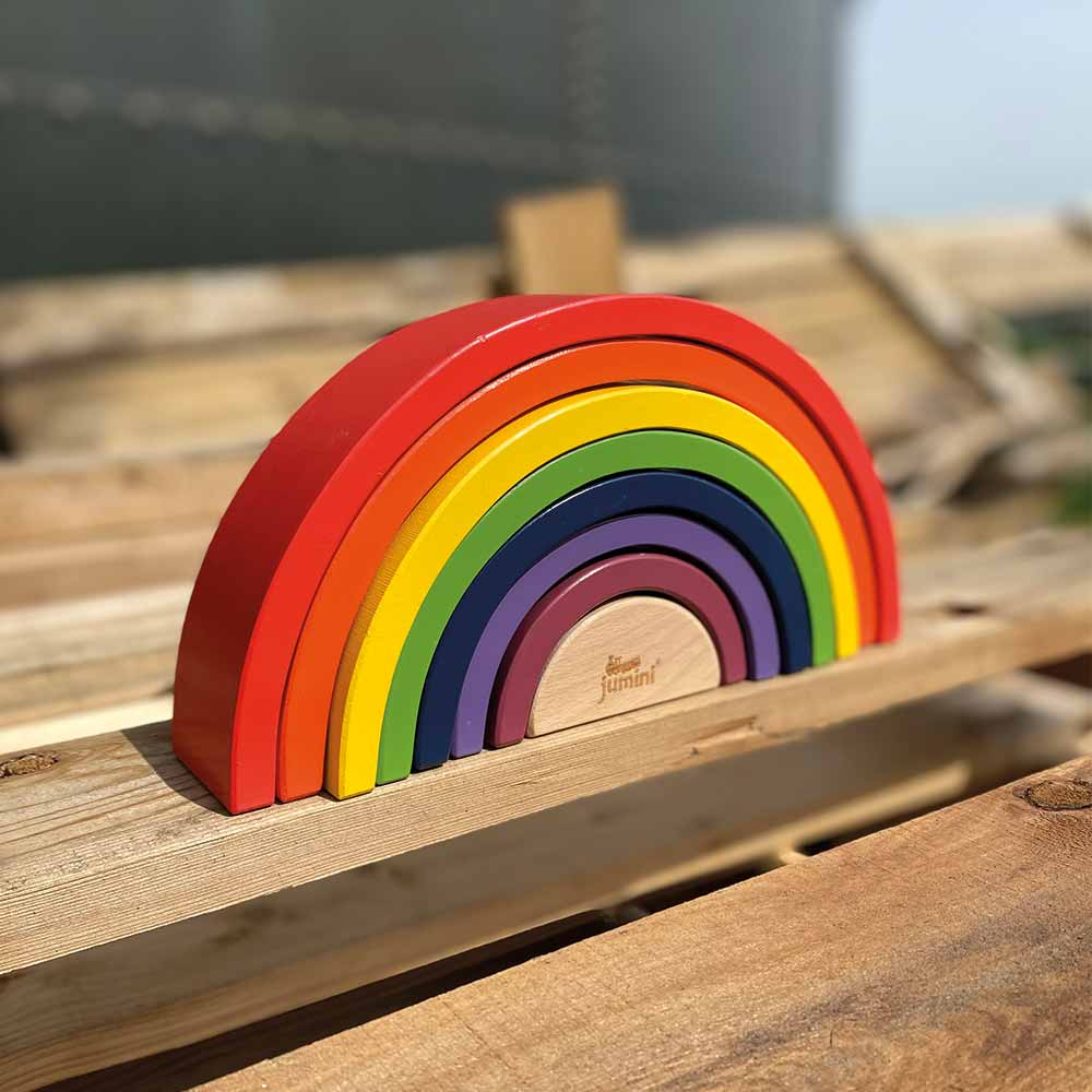 Wooden Rainbow Stacker