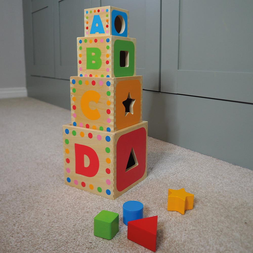 Wooden Stacking Cubes