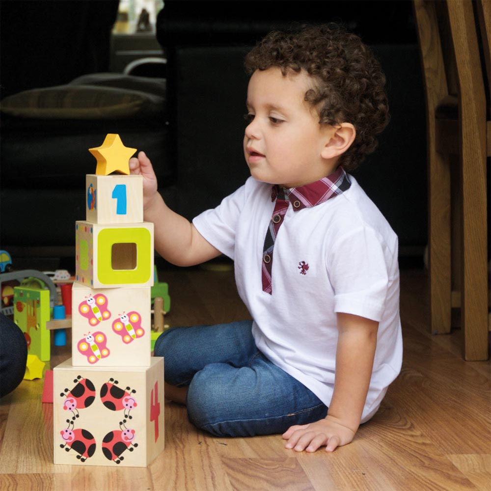 Wooden Stacking Cubes