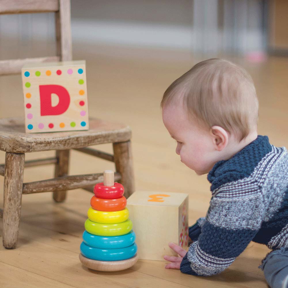 Wooden Stacking Cubes