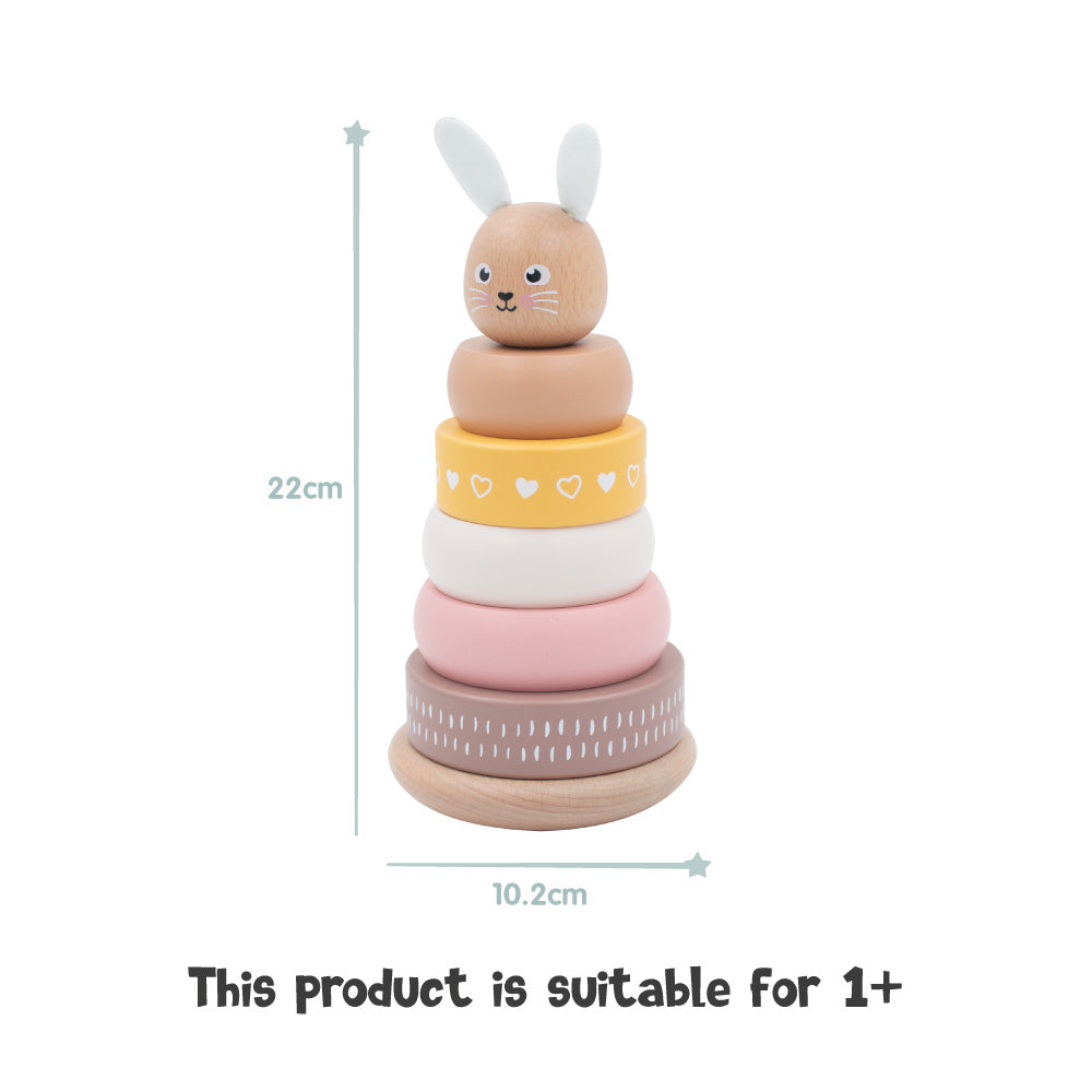 Wooden Stacking Bunny