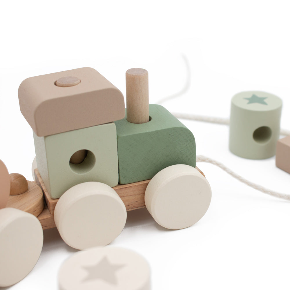 Wooden Stacking Train