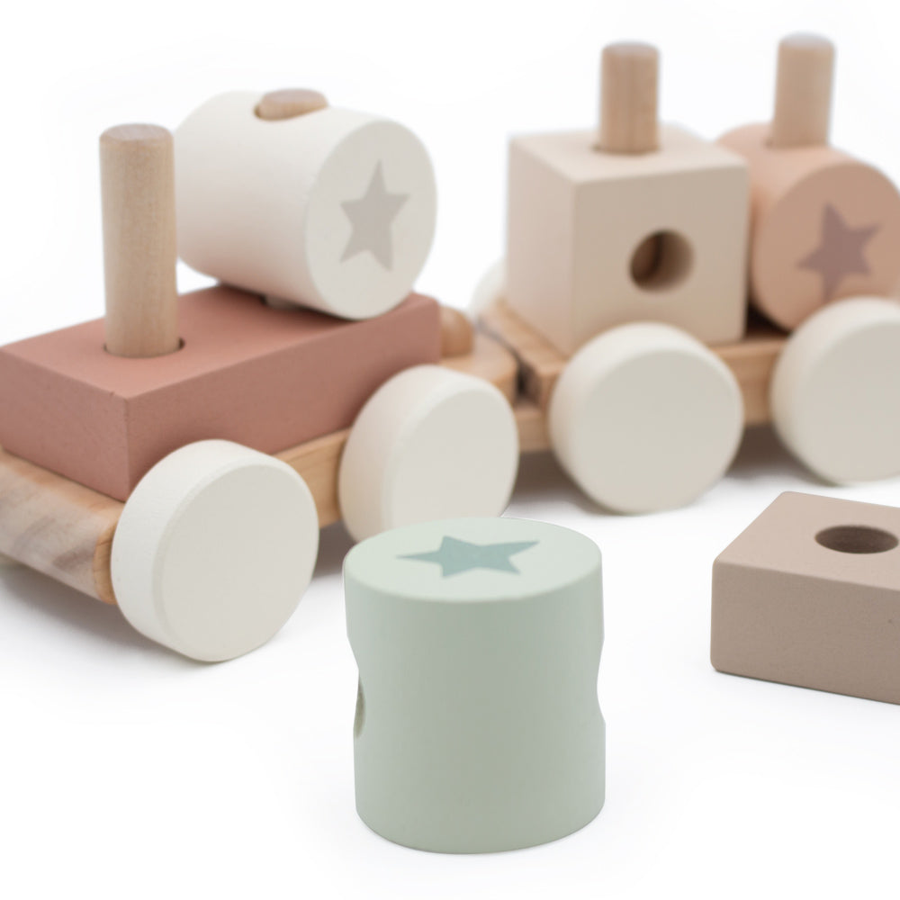 Wooden Stacking Train