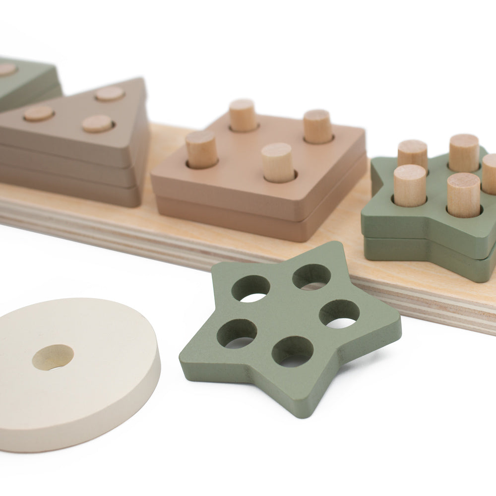 Wooden Peg Sorter