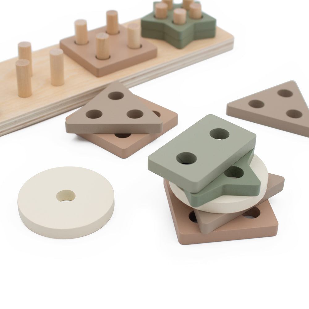 Wooden Peg Sorter