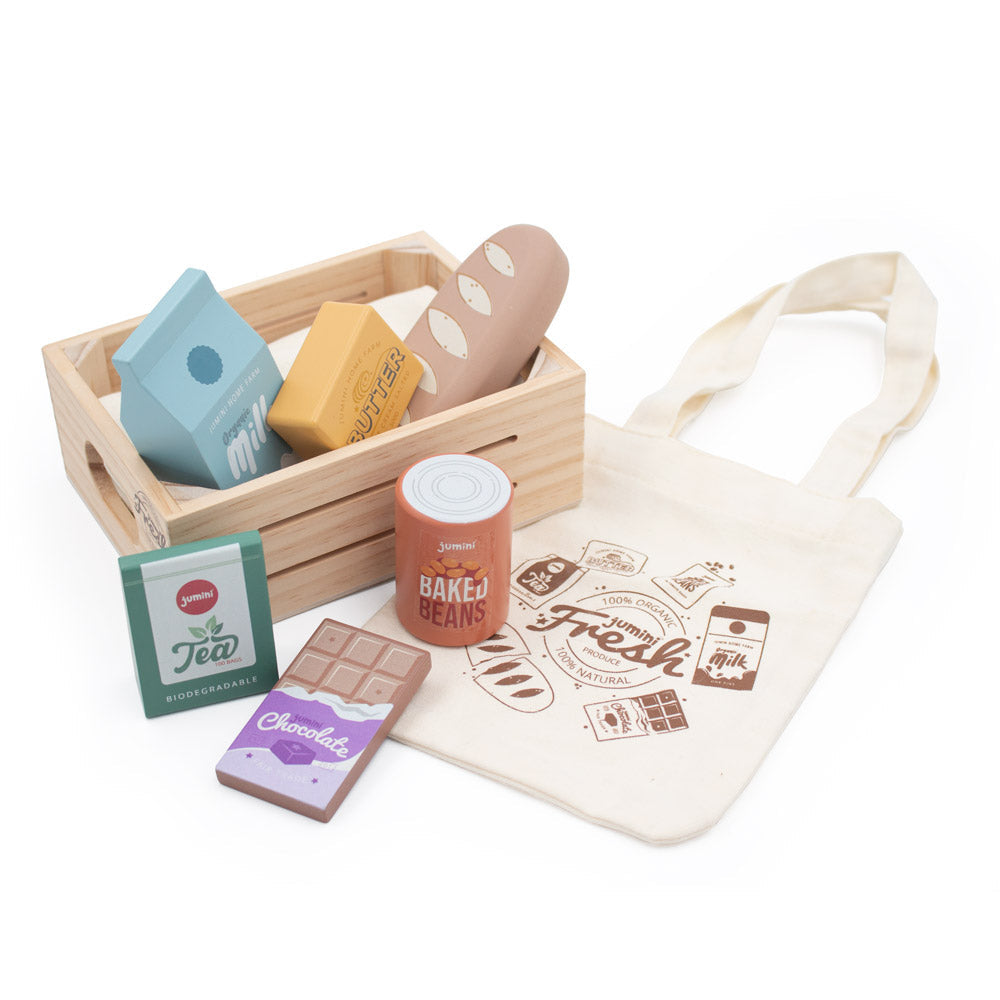 Wooden Play Food Crates