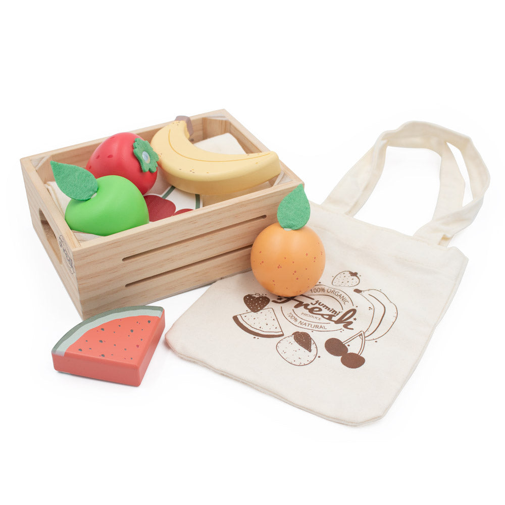 Wooden Play Food Crates